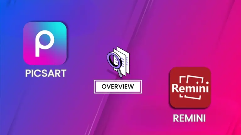 picsart mod APK vs remini Mod APK overview
