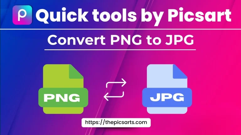 Quick tools by Picsart Convert PNG to JPG